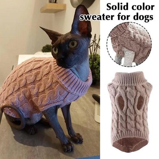 Fashion Winter Cat Sweater Vests Clothes for Cats Clothing Christmas Pet Clothes Pullover Ropa Para Gatos