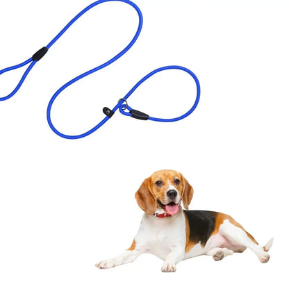 Dog Leash Strong Slip Lead Adjustable Loop High-density Nylon Braided Rope  Training Leash for Large Medium Small Dogs