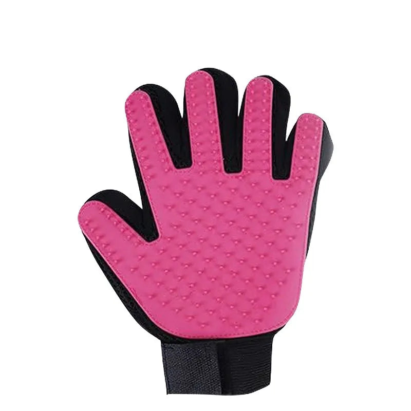 Popular hot selling pet dogs and cat hair combing gloves sturdy and durable effective hair combing pet supplies