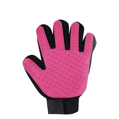 Popular hot selling pet dogs and cat hair combing gloves sturdy and durable effective hair combing pet supplies