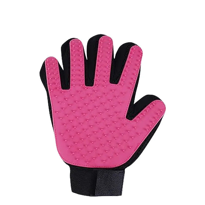 Popular hot selling pet dogs and cat hair combing gloves sturdy and durable effective hair combing pet supplies