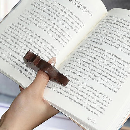 Wooden Pet Cat Dog Reading Bookmark Bookmarks Rings School Supplies Student Pages Guide Marker Marking Sign Book Page Holder