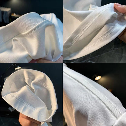 Fashion Cartoon Cat Print T-shirt Men's Summer 2025New 100%Cotton High quality Short Sleeve T-shirt Y2k Casual Top mens clothing