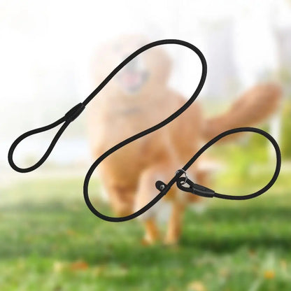 Dog Leash Strong Slip Lead Adjustable Loop High-density Nylon Braided Rope  Training Leash for Large Medium Small Dogs