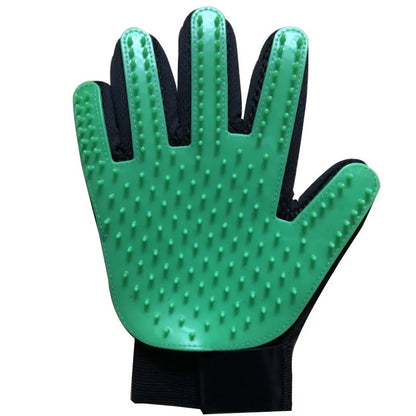 Popular hot selling pet dogs and cat hair combing gloves sturdy and durable effective hair combing pet supplies