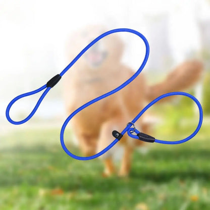 Dog Leash Strong Slip Lead Adjustable Loop High-density Nylon Braided Rope  Training Leash for Large Medium Small Dogs