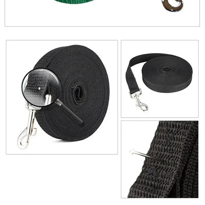 Dog Leash For Medium Large Dogs Pet Puppy Cat Walking Training Lead Rope Big Dog Nylon Rope Long Leashes 6m 10m 15m 20m 30m 50m