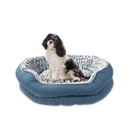 Pet Dog Bed Cat Beds Luxury Soft Washable Puppy Cushion Warm Pet Basket-S M L