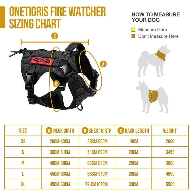 OneTigris Dog Harness Vest