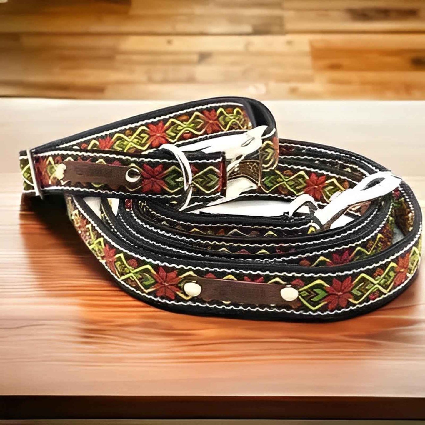 Finnigan's Fabulous Fabric Dog Collar Set-0