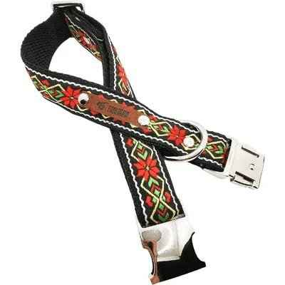 Personalised Couture Canine Velveteen Dog Collar